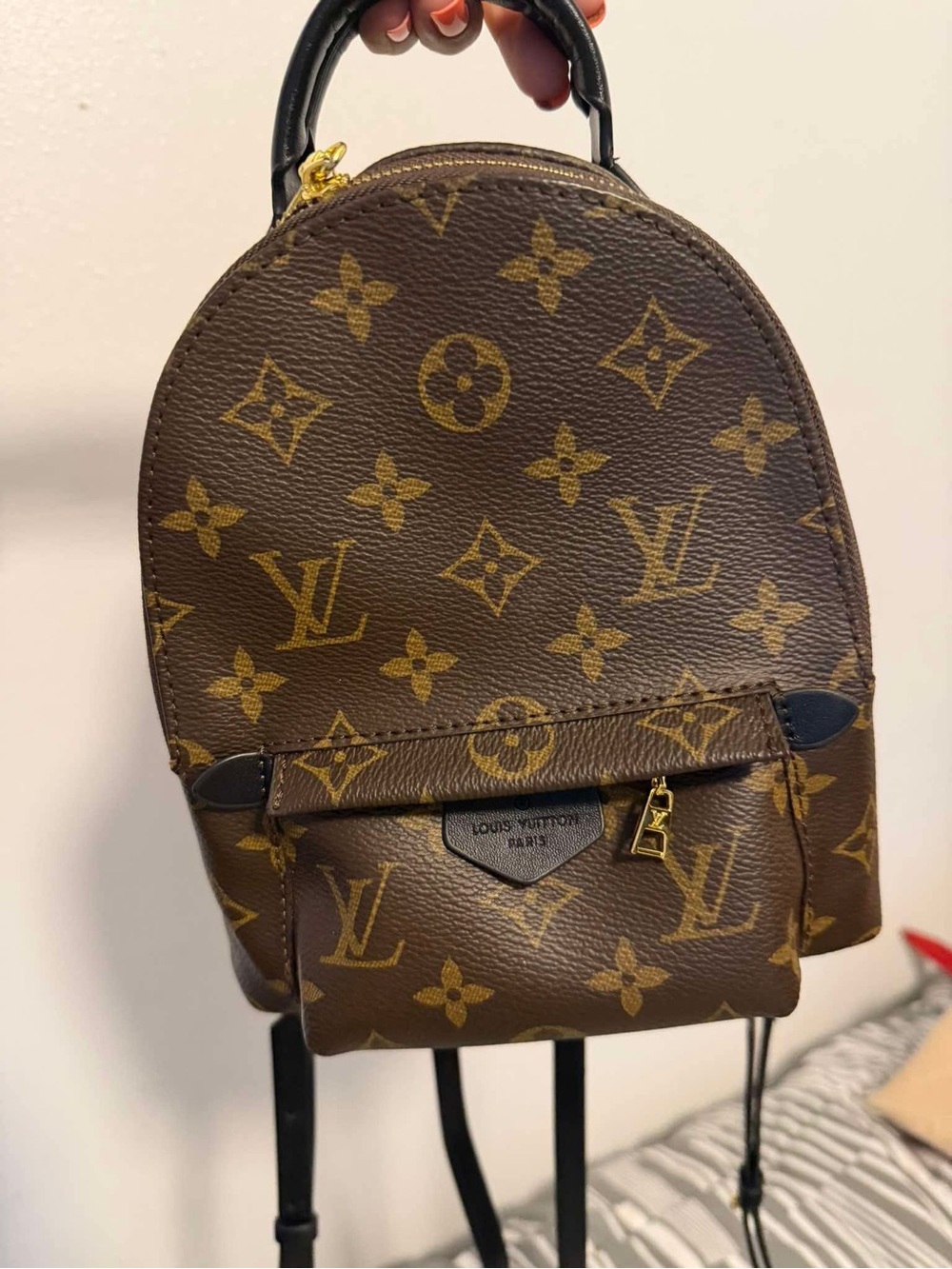 Louis Vuitton Brown Monogram Mini Backpack with Gold Hardware N/O